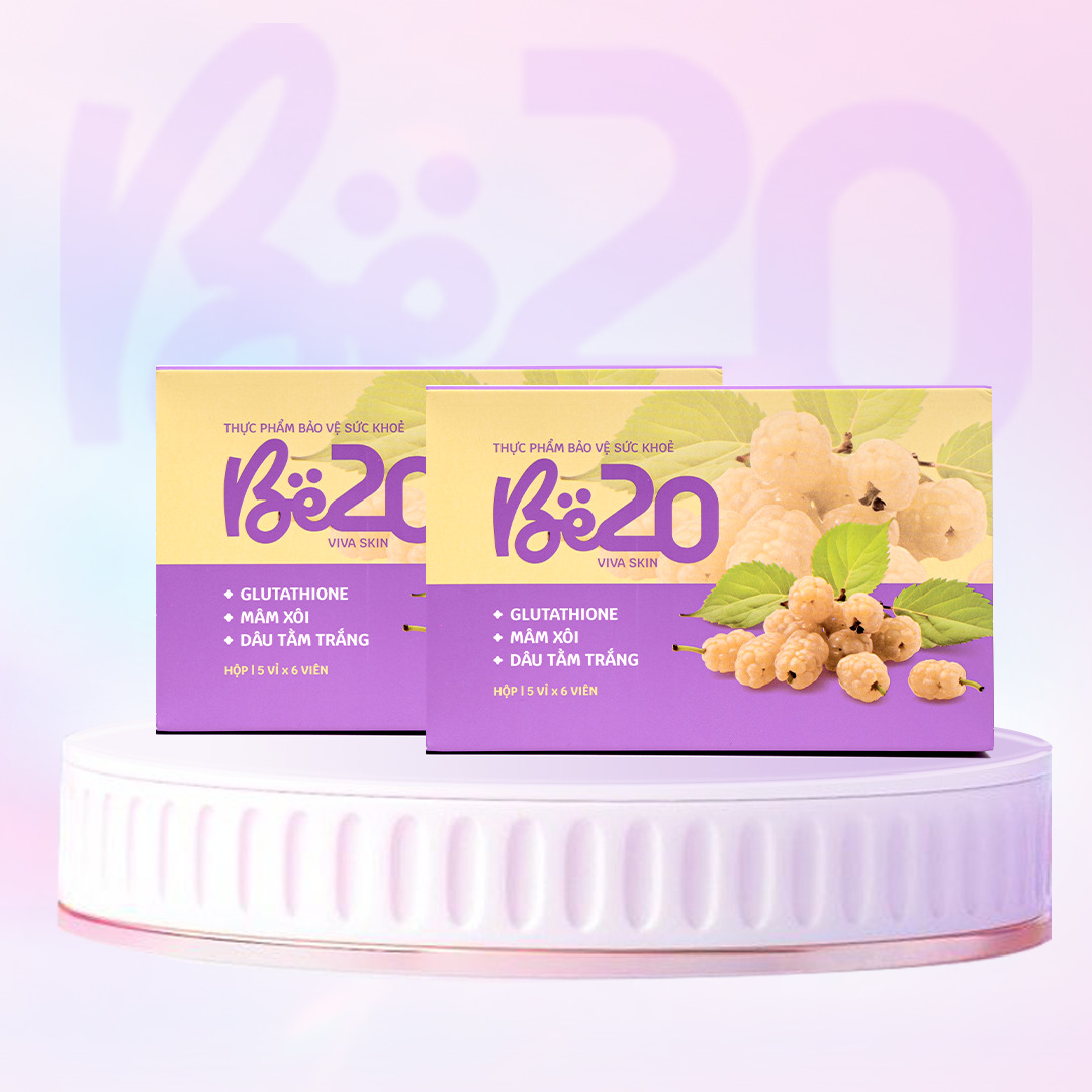 Combo 2 Hộp Be20 - Kẹo Ngậm Dâu Tằm 