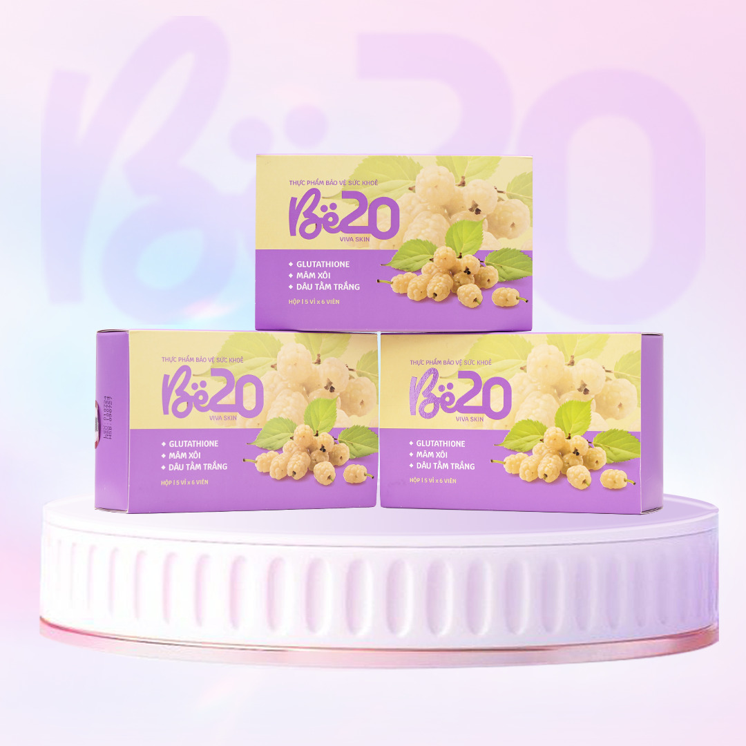 Combo 3 Hộp Be20 - Kẹo Ngậm Dâu Tằm 