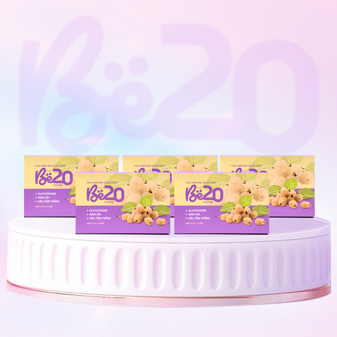 Combo 5 Hộp Be20 - Kẹo Ngậm Dâu Tằm 