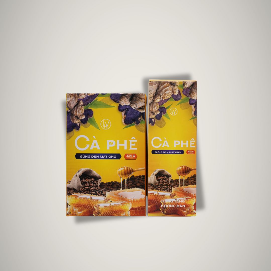 Combo 2 Hộp Cà phê gừng đen mật ong 